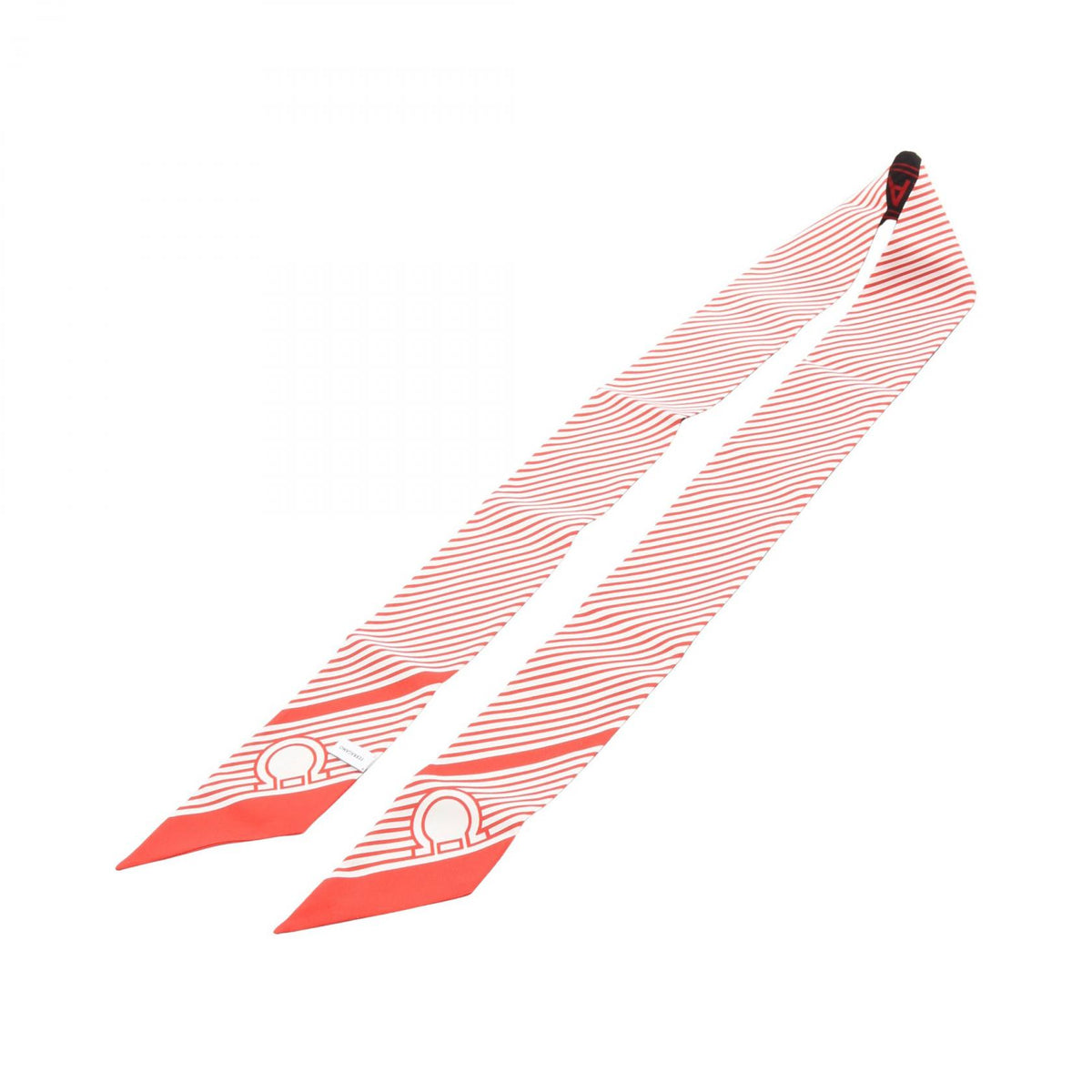 Salvatore Ferragamo Silk Stripe Scarf