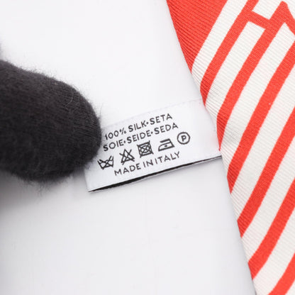 Salvatore Ferragamo Silk Stripe Scarf