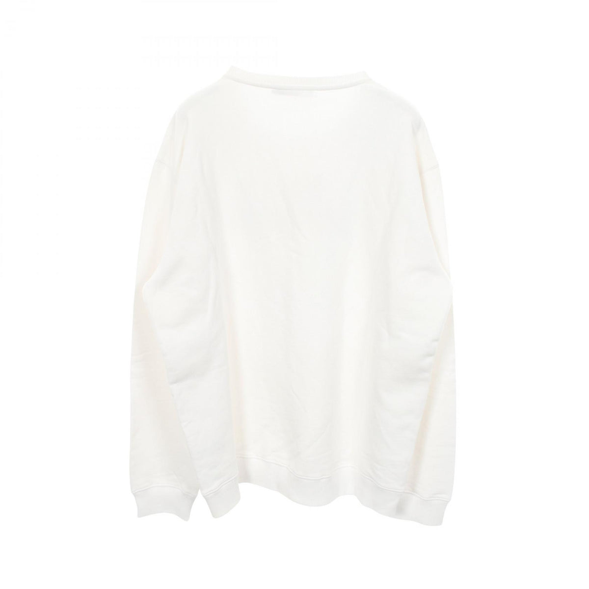 GIVENCHY Rainbow Logo Crewneck Sweatshirt White Size XXL