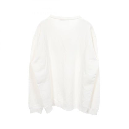 GIVENCHY Rainbow Logo Crewneck Sweatshirt White Size XXL