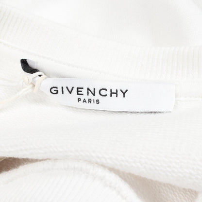GIVENCHY Rainbow Logo Crewneck Sweatshirt White Size XXL