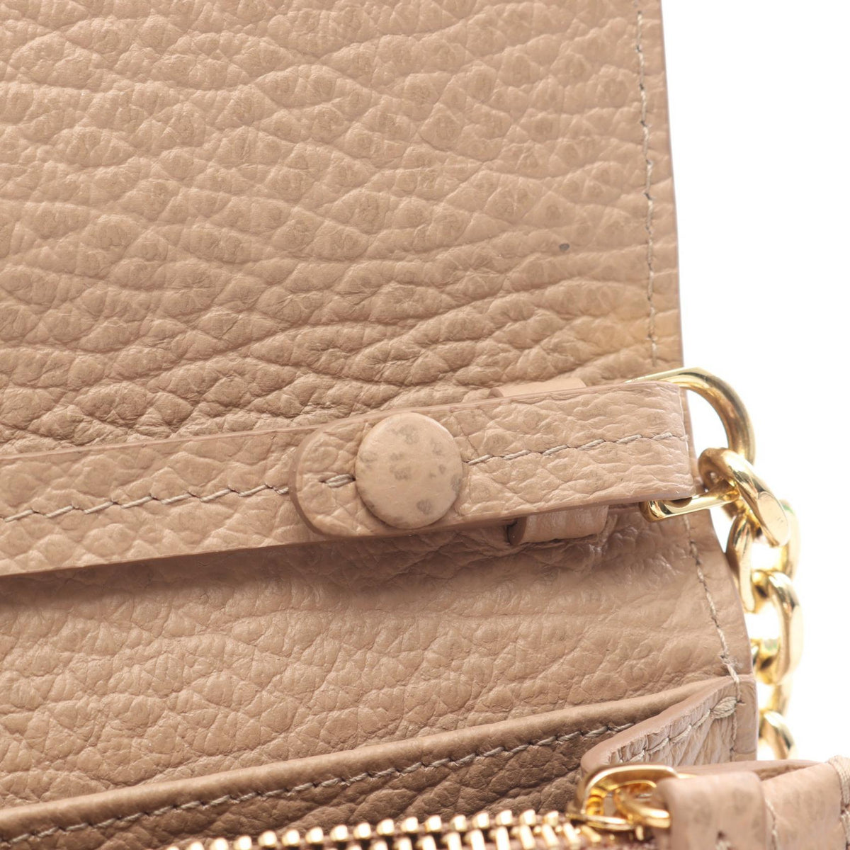 Maison Margiela 11 Large Leather Shoulder Bag Beige