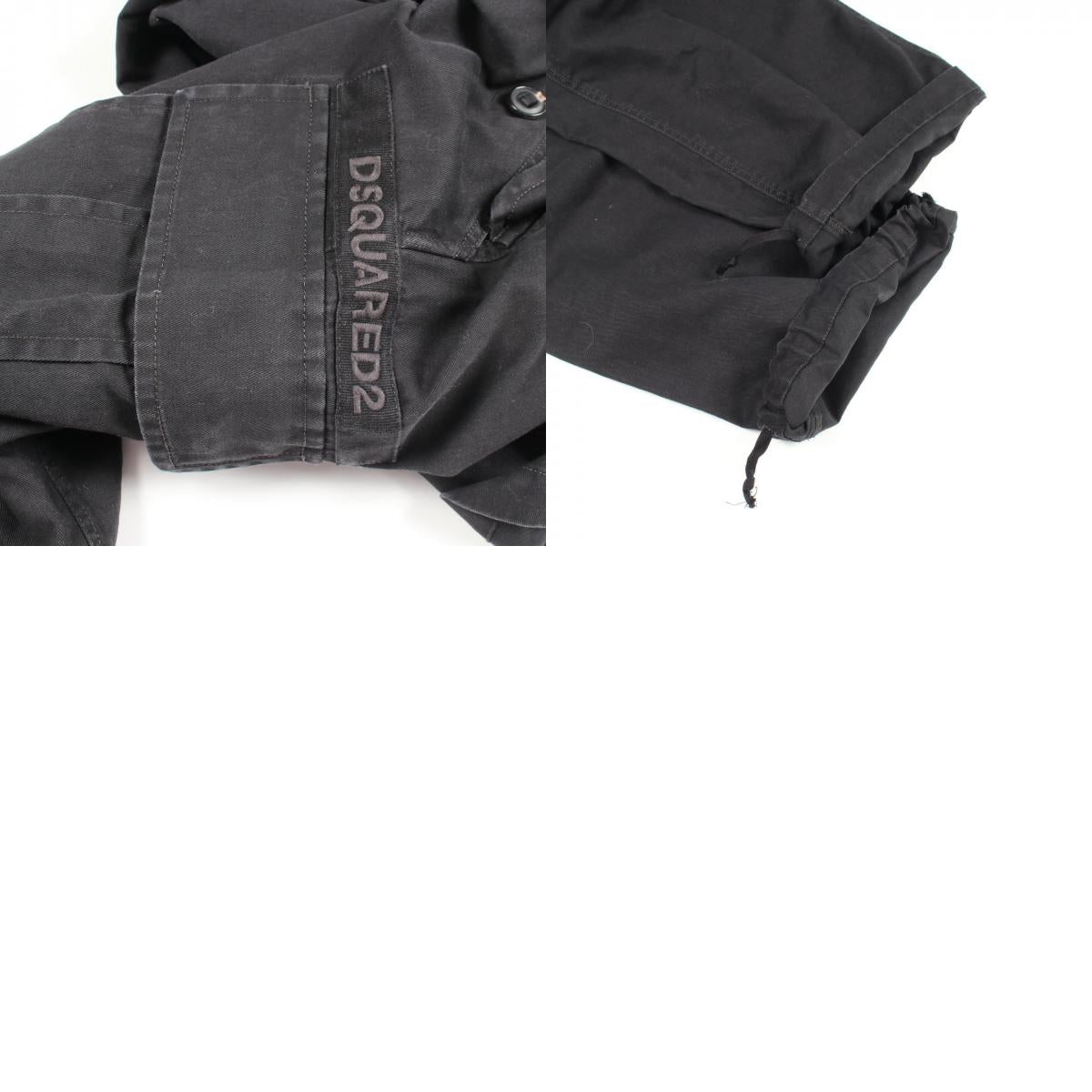 Dsquared2 DSQUARED Cotton Cargo Pants Black Size 50
