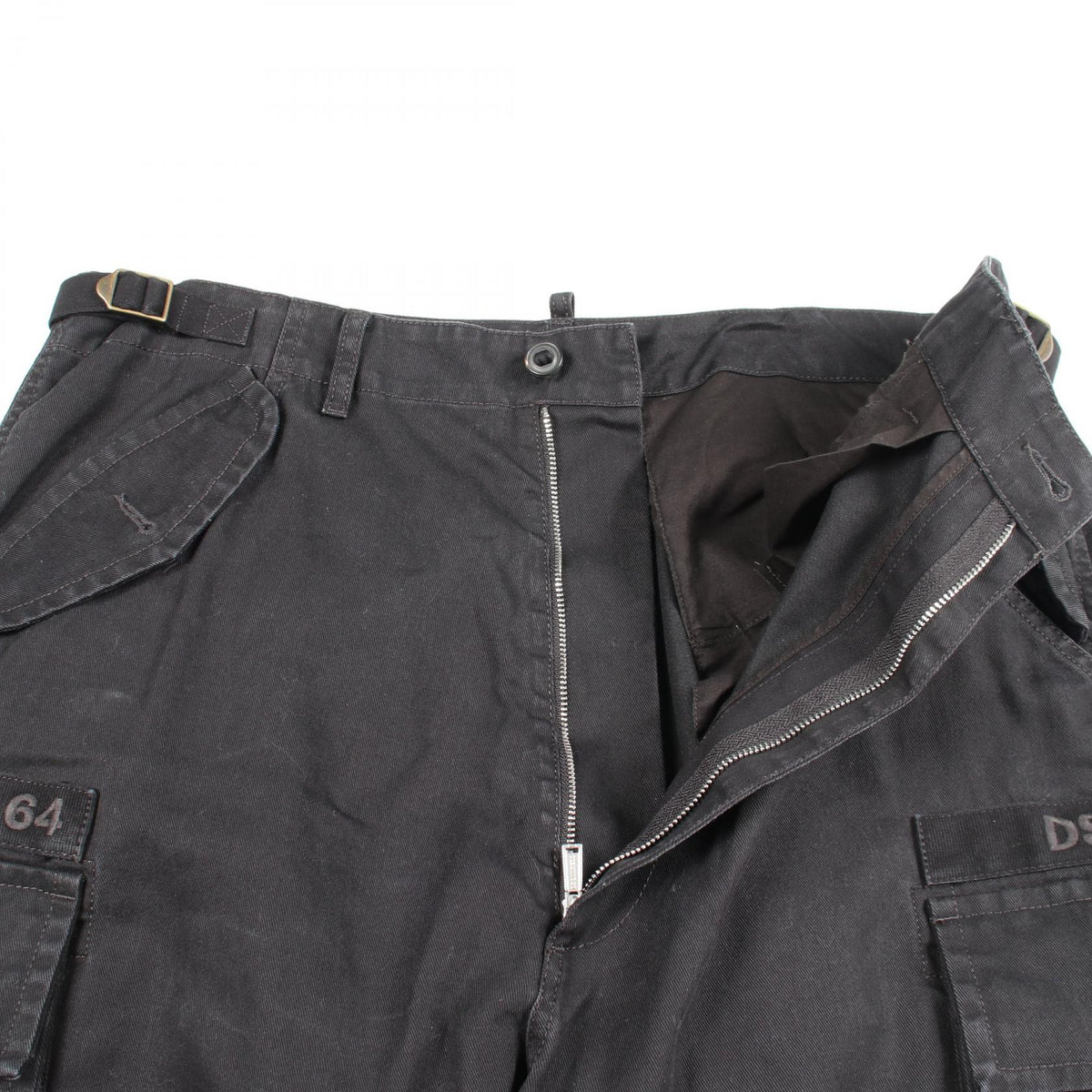 Dsquared2 DSQUARED Cotton Cargo Pants Black Size 50