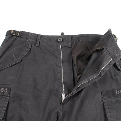 Dsquared2 DSQUARED Cotton Cargo Pants Black Size 50