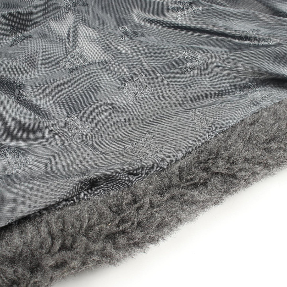 MAX MARA Gray Wool Alpaca Teddy Bear Coat Size S