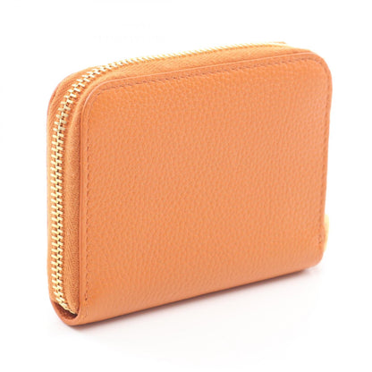 Miu Miu Leather Coin Case Orange