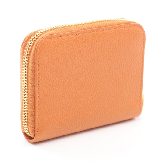 Miu Miu Leather Coin Case Orange