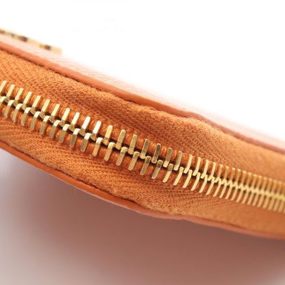 Miu Miu Leather Coin Case Orange