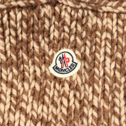 MONCLER Brown Wool Turtleneck Sweater Size S