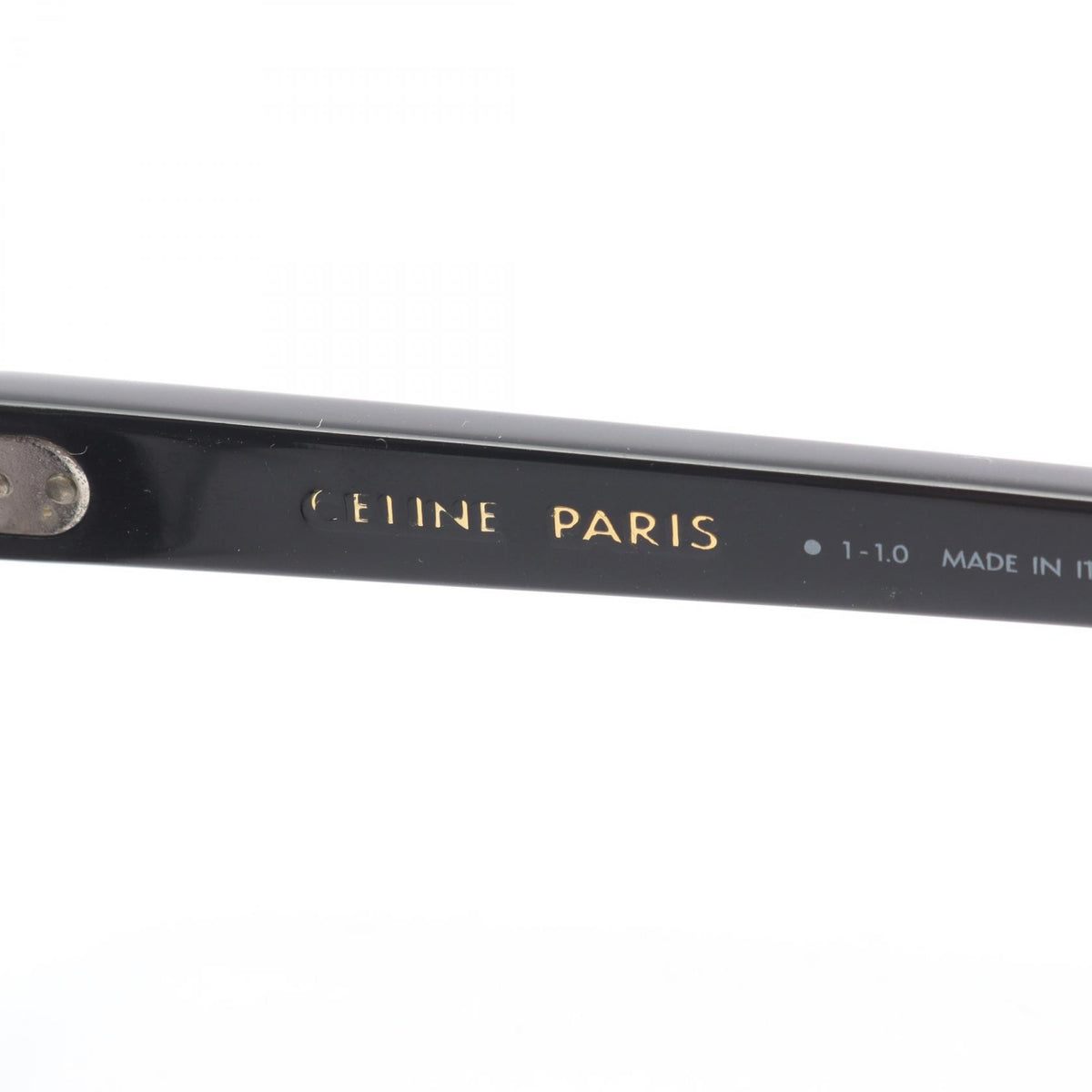 CELINE Black Wellington Plastic Sunglasses