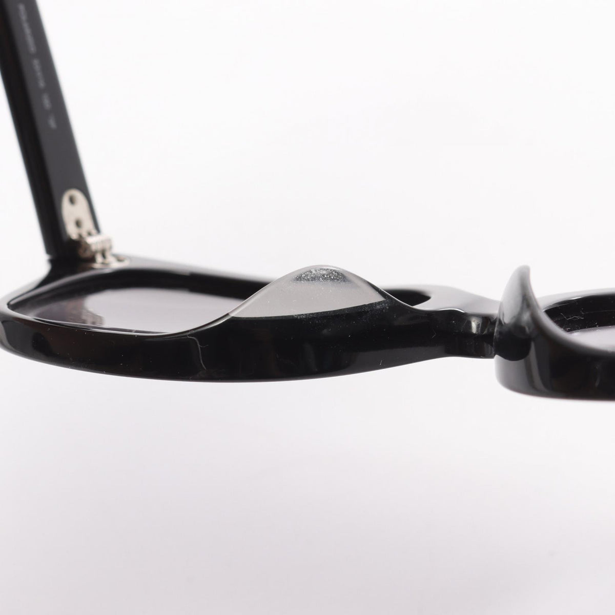 CELINE Black Wellington Plastic Sunglasses