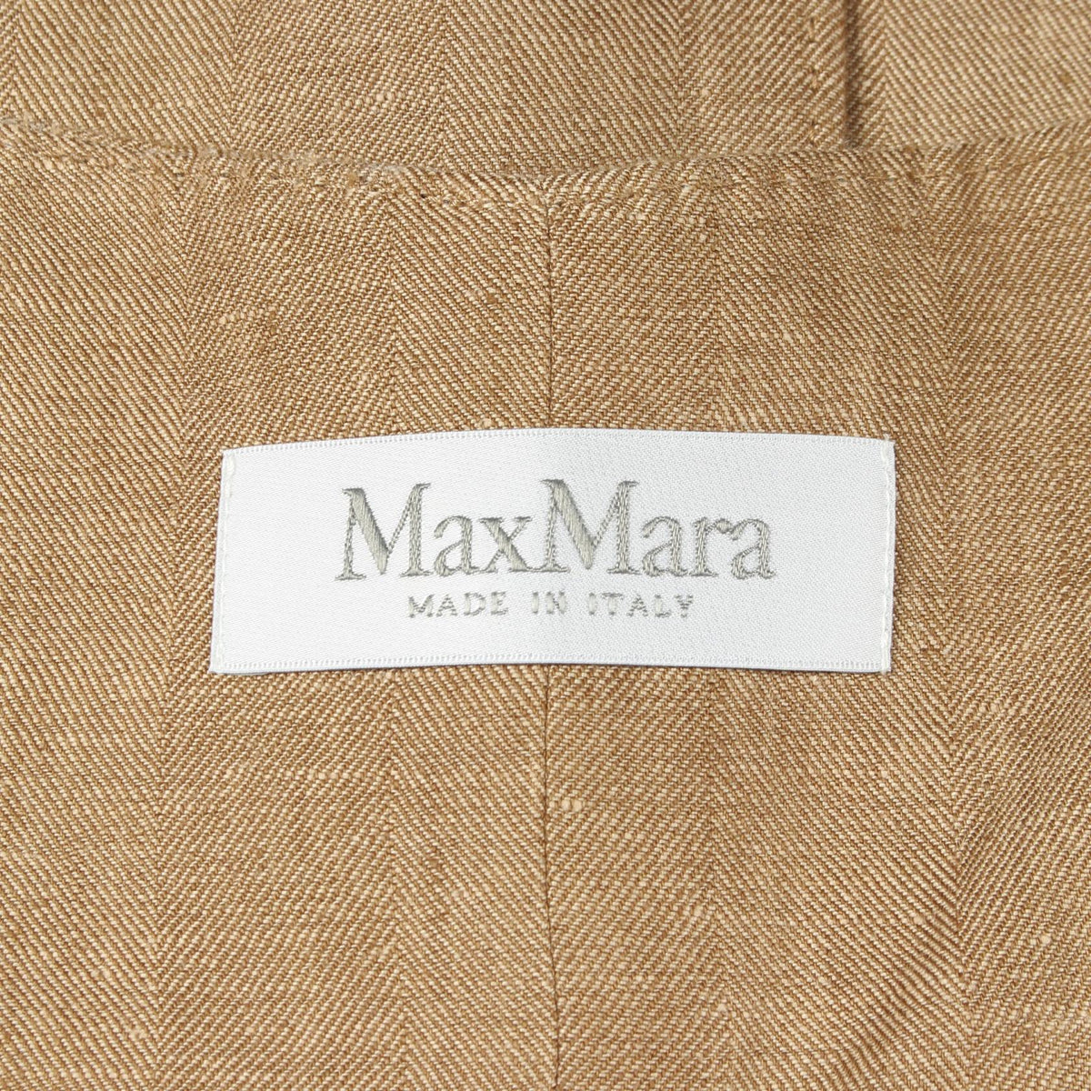 MAX MARA SAURO Pure Fabric Vest Beige Size 38