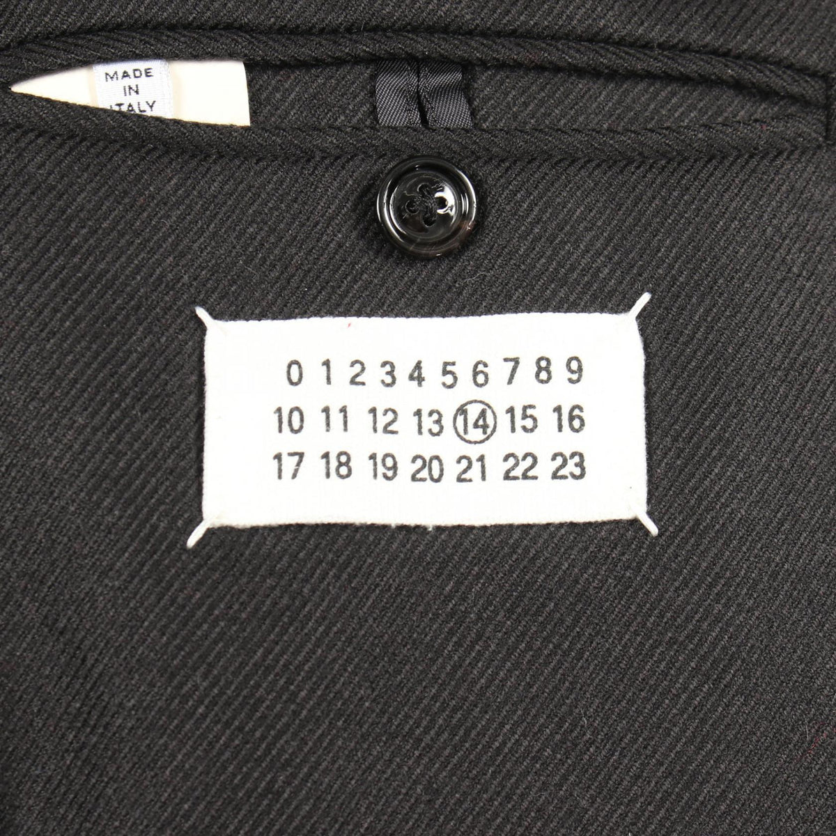 Maison Margiela 14 Short Wool Coat Black Size 44