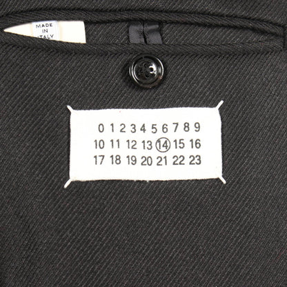 Maison Margiela 14 Short Wool Coat Black Size 44