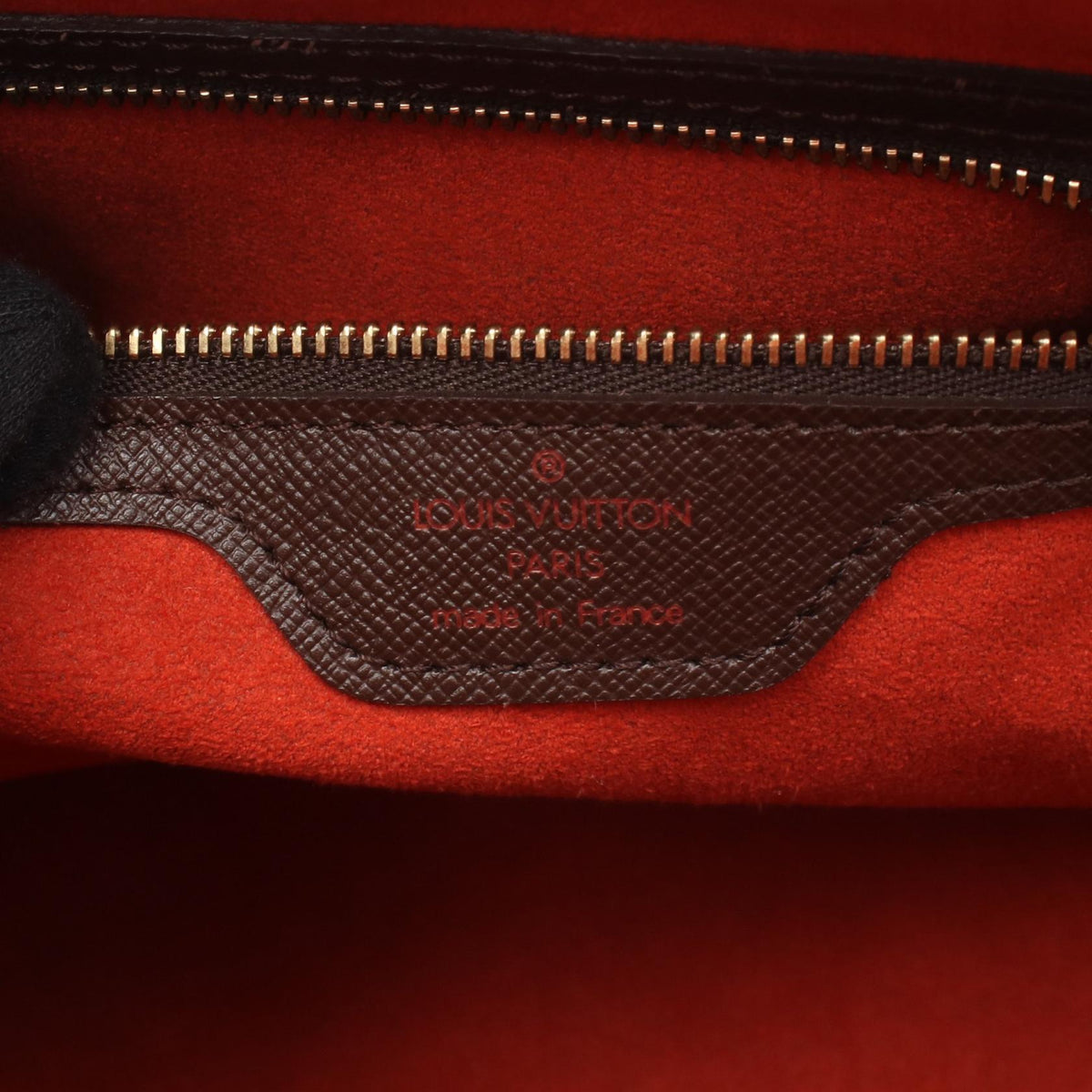 LOUIS VUITTON Triana Damier PVC Bag Brown
