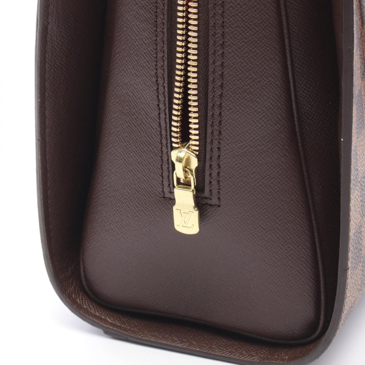 LOUIS VUITTON Triana Damier PVC Bag Brown