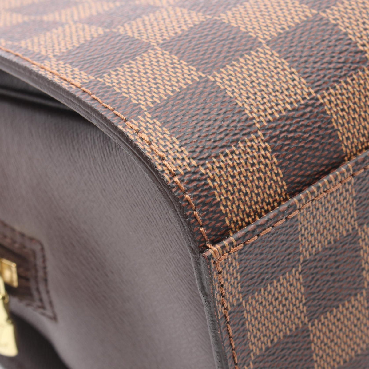 LOUIS VUITTON Triana Damier PVC Bag Brown