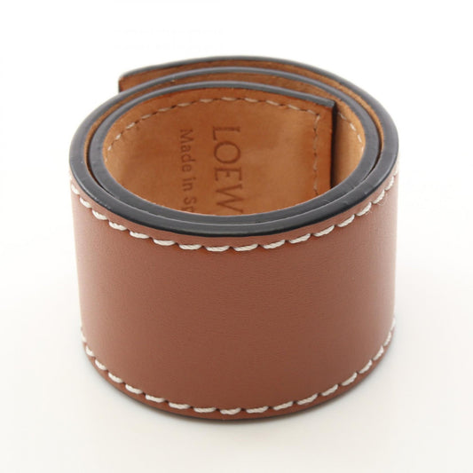 LOEWE Anagram Slap Small Bracelet Brown