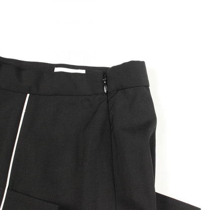BURBERRY Wool Skirt Black Size UK4
