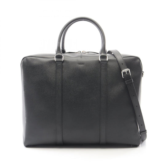 TOD'S Black Leather 2-Way Business Bag