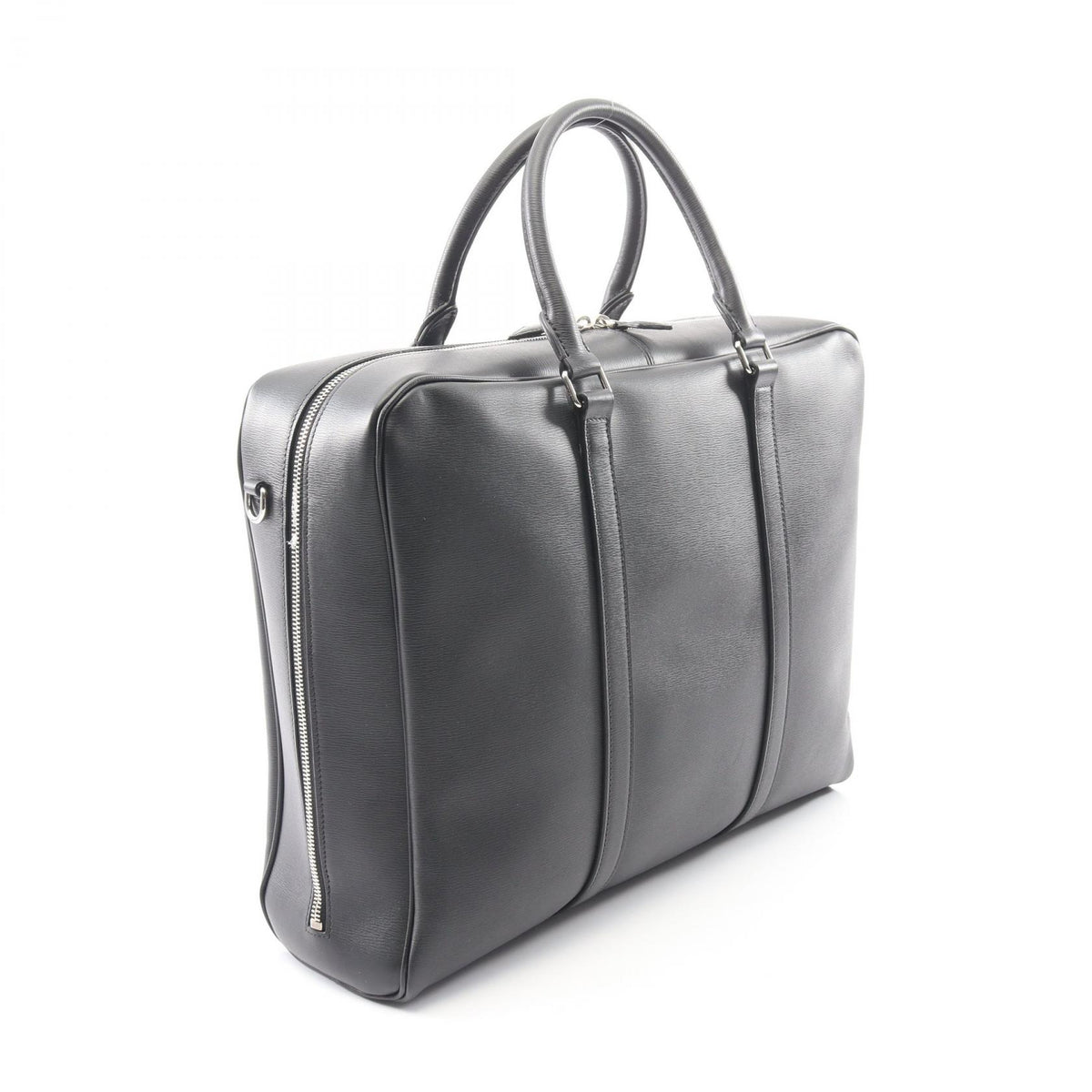 TOD'S Black Leather 2-Way Business Bag