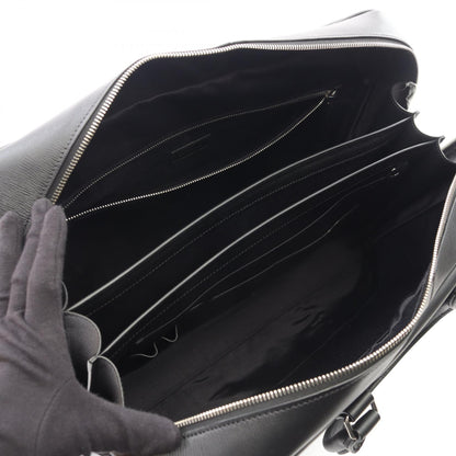 TOD'S Black Leather 2-Way Business Bag