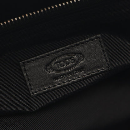 TOD'S Black Leather 2-Way Business Bag