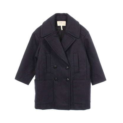 ETOILE ISABEL MARANT Wool Pea Coat Navy Size 0