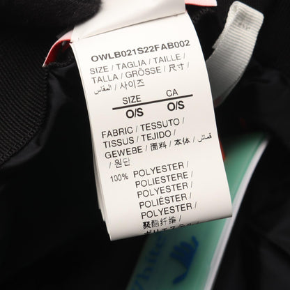 OFF-WHITE Off Script Logo Print Hat Black Size ONE SIZE