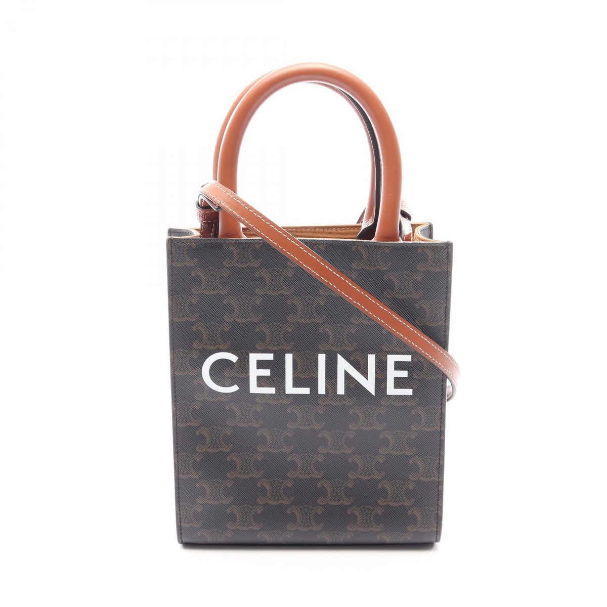 CELINE Mini Vertical Cabas Bag Black