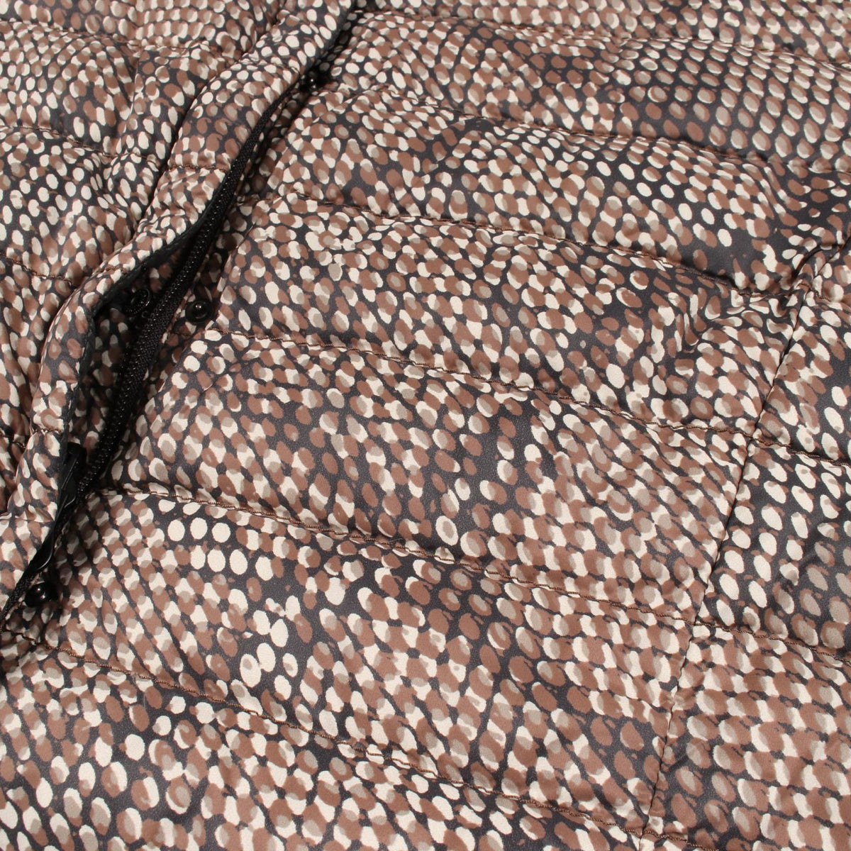 DUVETICA Reversible Python Print Nylon Jacket Grey Size 42