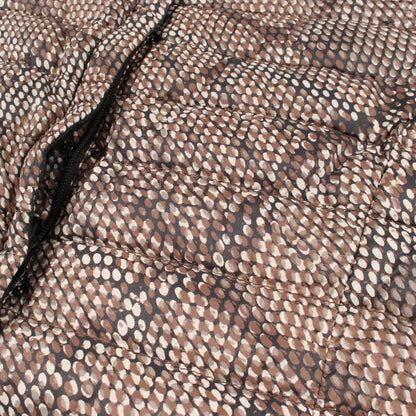 DUVETICA Reversible Python Print Nylon Jacket Grey Size 42