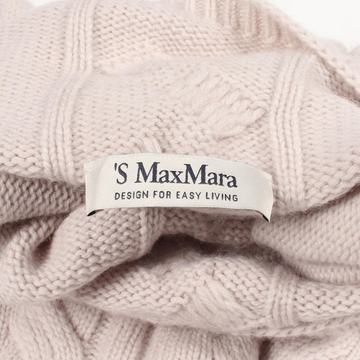 S Max Mara KRISS High Neck Wool Sweater Beige Size S
