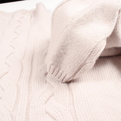 S Max Mara KRISS High Neck Wool Sweater Beige Size S