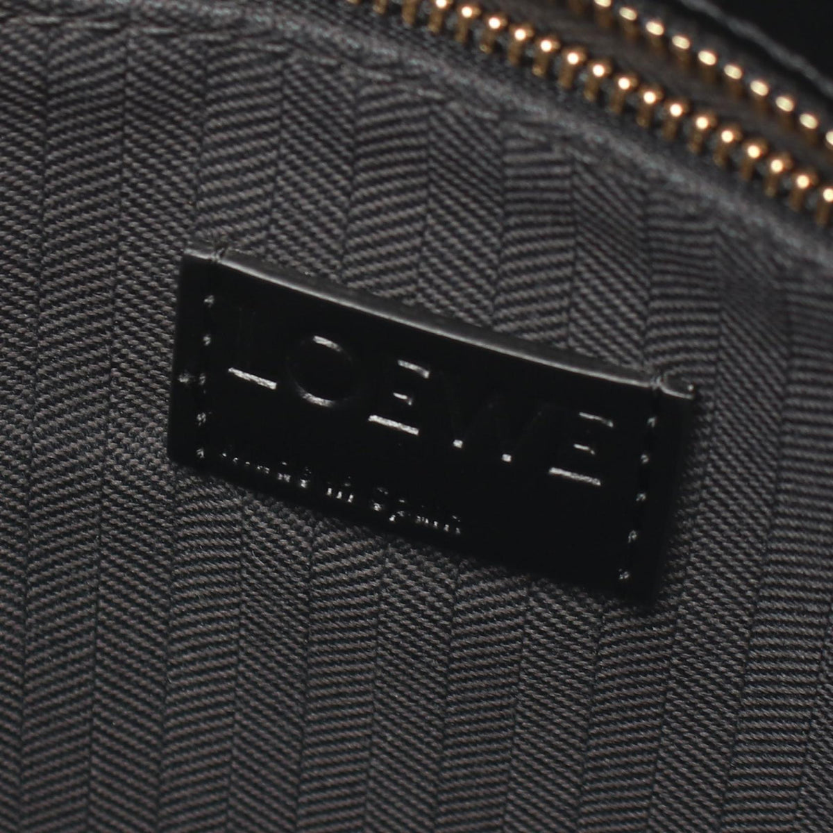 LOEWE Standard A4 2-Way Leather Bag Black