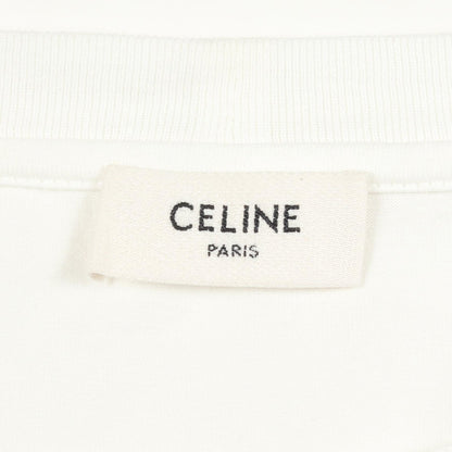 CELINE Logo Print Leopard Oversized T-Shirt Size S