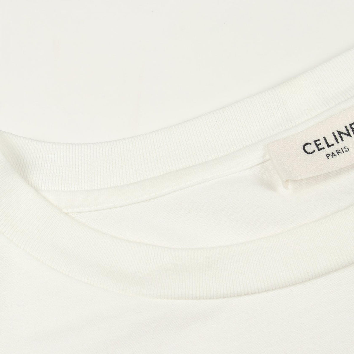 CELINE Logo Print Leopard Oversized T-Shirt Size S