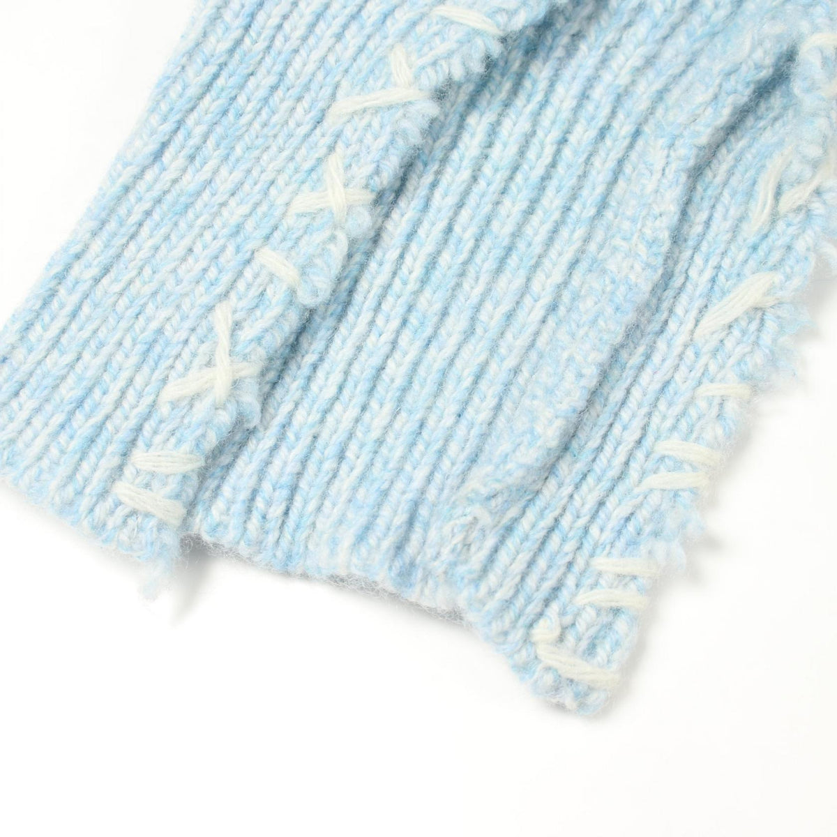 MARNI Crew Neck Wool Sweater Blue Size 36