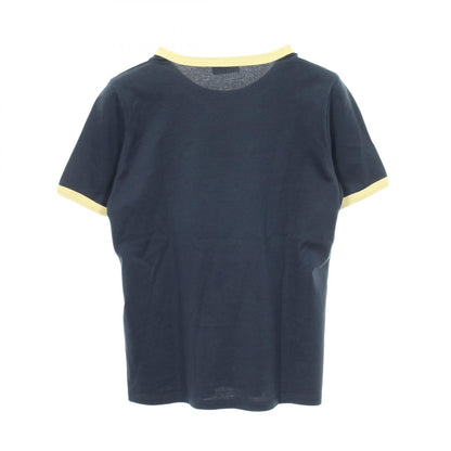 CELINE 70's California Flock Logo T-Shirt Navy Size XS