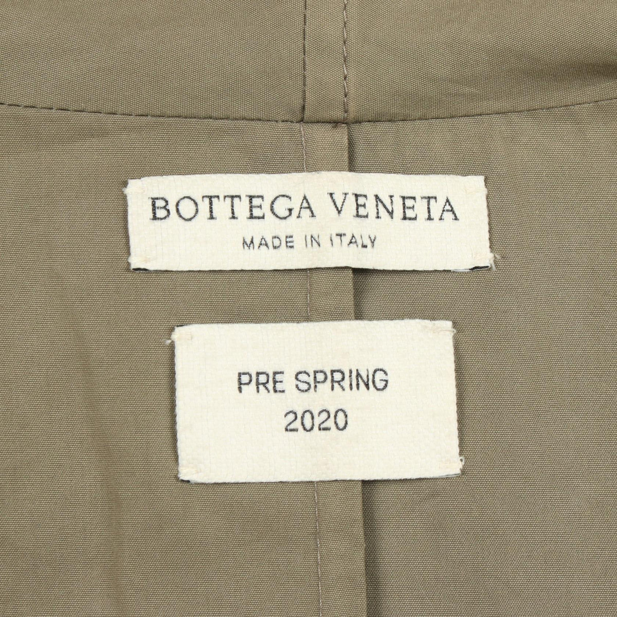 BOTTEGA VENETA 2020 Pre Spring Hooded Coat Green Size 36