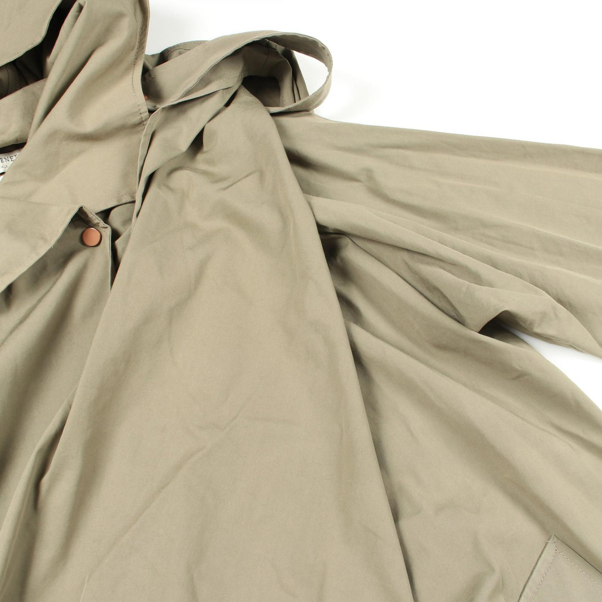BOTTEGA VENETA 2020 Pre Spring Hooded Coat Green Size 36