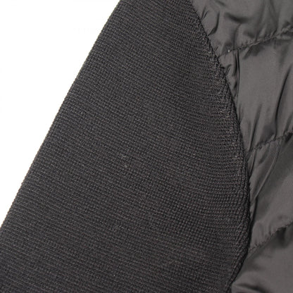 MONCLER Knit Trim Down Jacket Black Size M