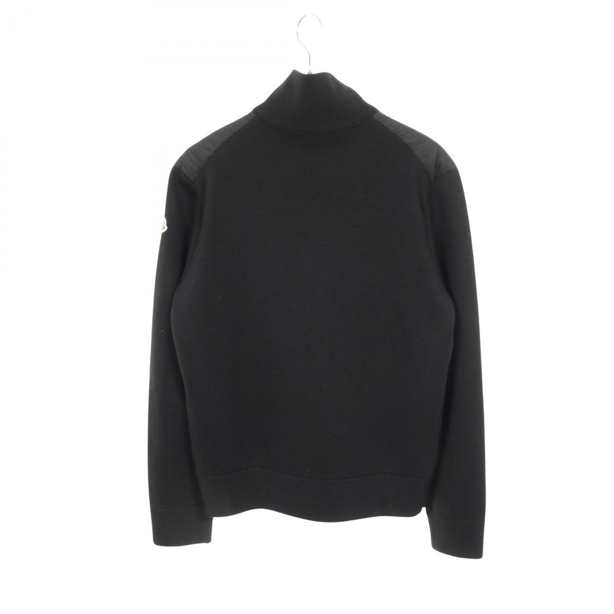 MONCLER Knit Trim Down Jacket Black Size M