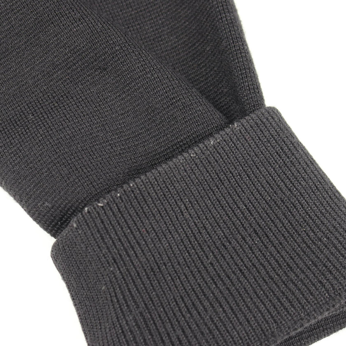 MONCLER Knit Trim Down Jacket Black Size M