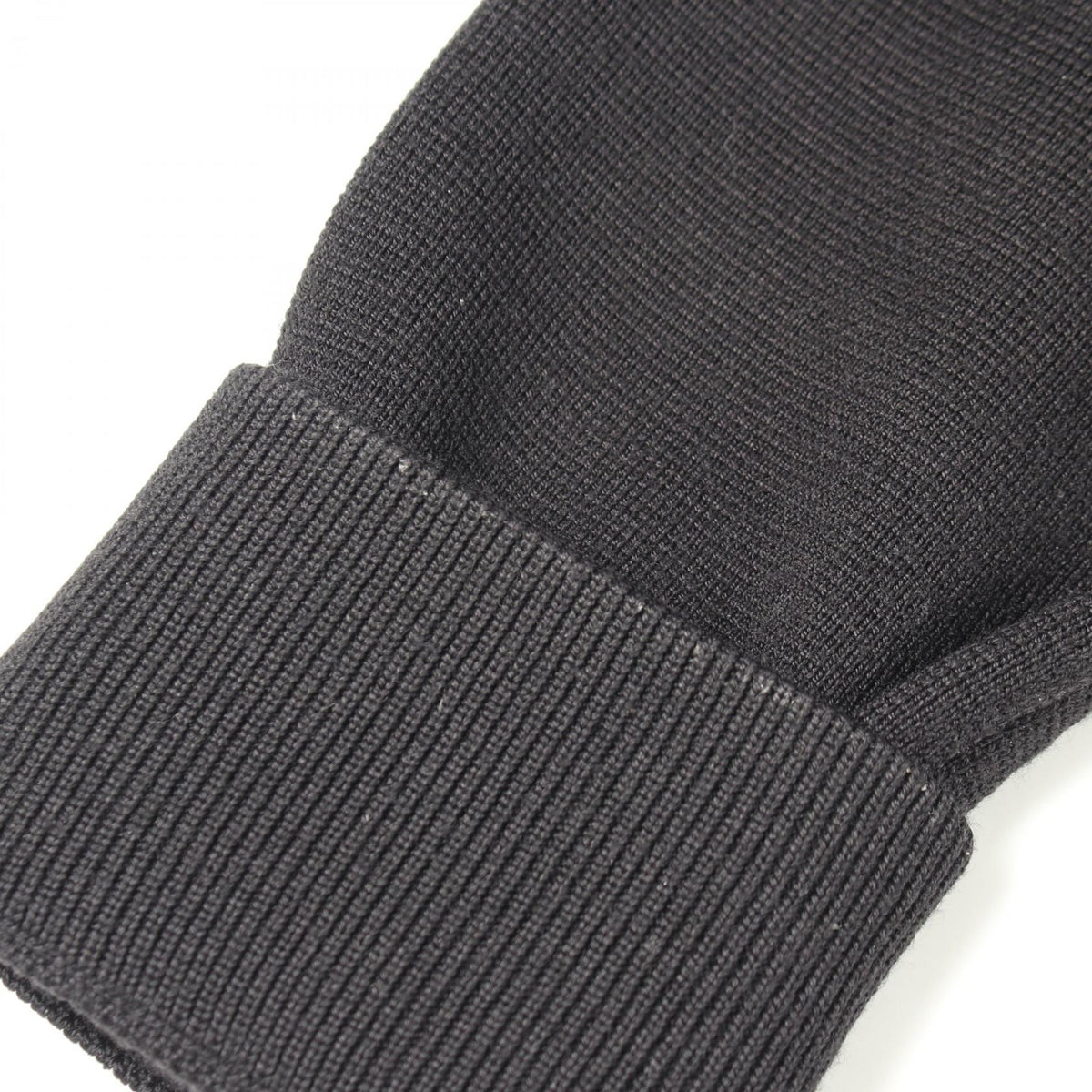 MONCLER Knit Trim Down Jacket Black Size M