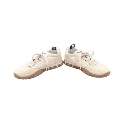 Miu Miu Beige Tyre Suede Sneakers Size 36.5