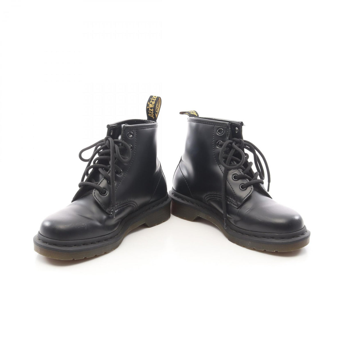 Dr.Martens 101 6-Eye Leather Boots Black Size UK 4