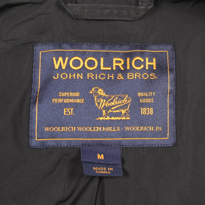 WOOLRICH Hooded Nylon Coat Black Size M