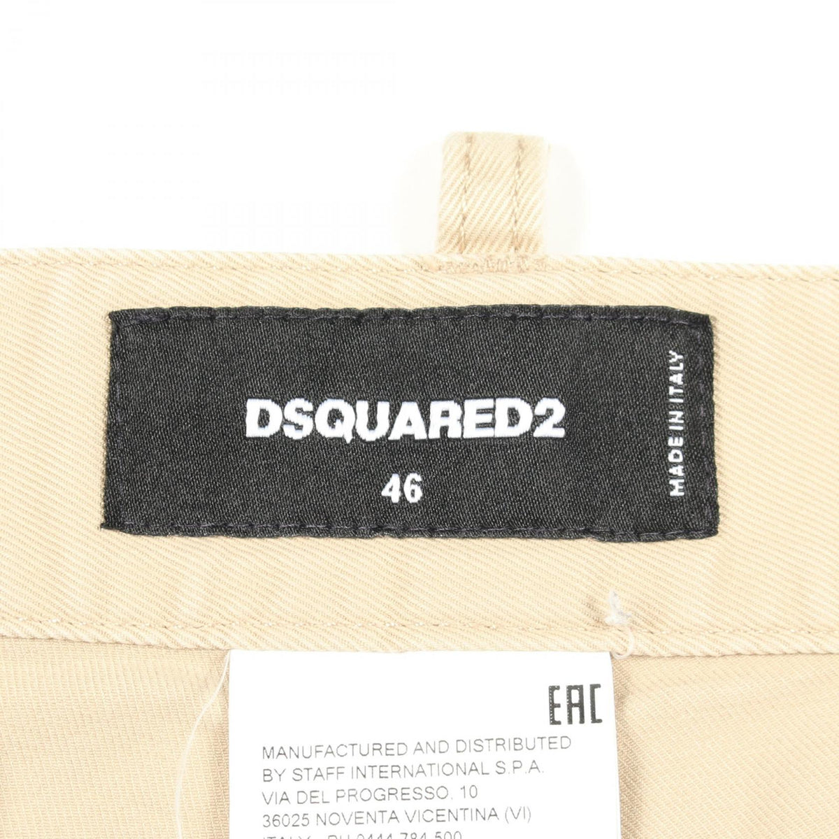 DSQUARED DSQUARED2 Button Fly Cotton Shorts Size 46